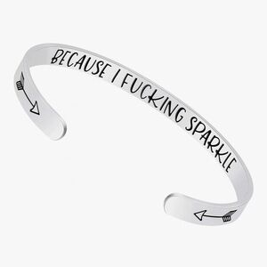 Amazing inspirational cuff bracelet